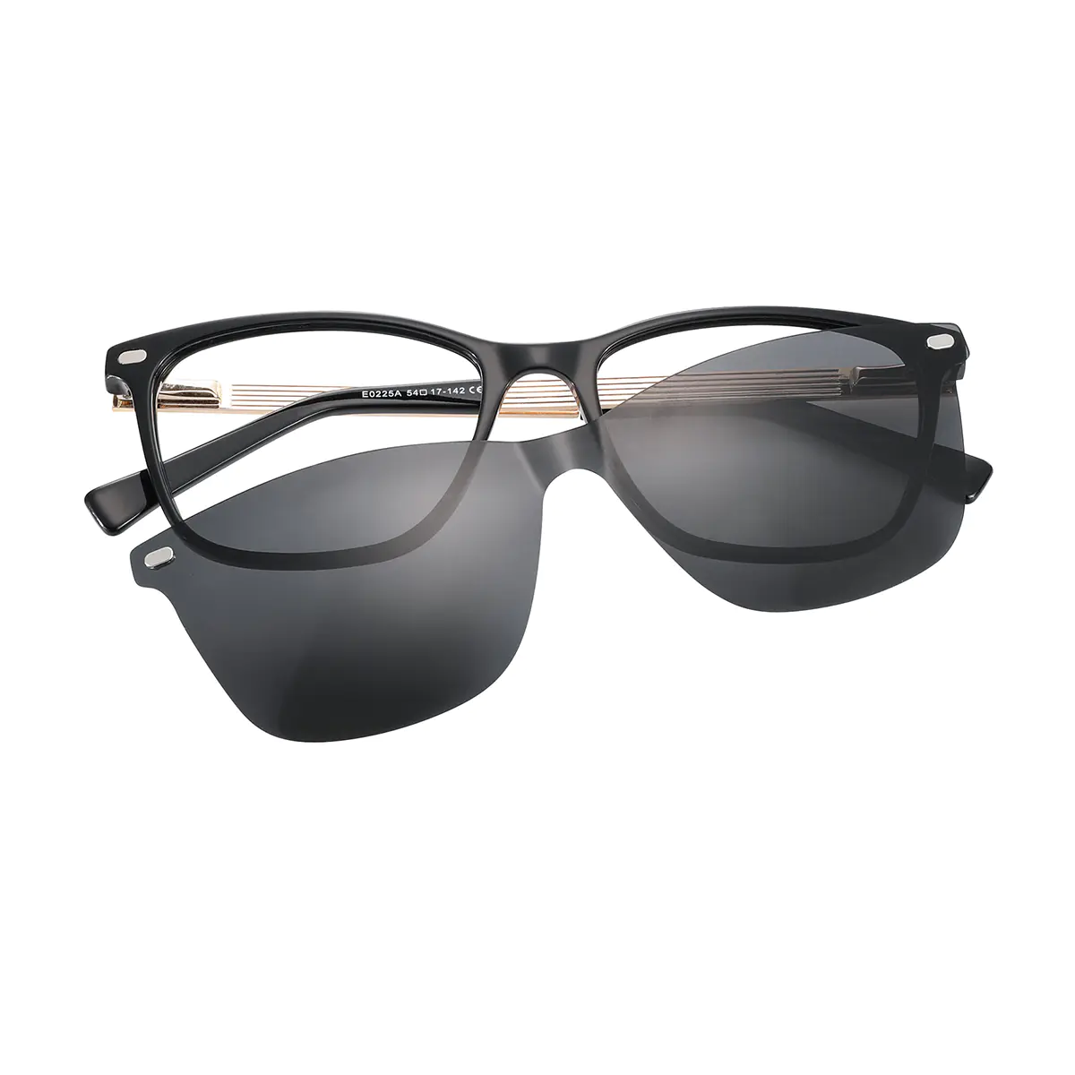 Square Black Eyeglasses