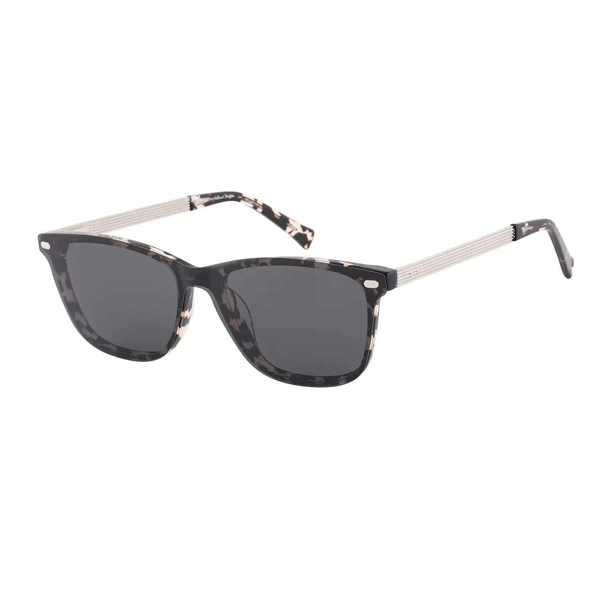 Square Ivory Tortoiseshell Eyeglasses