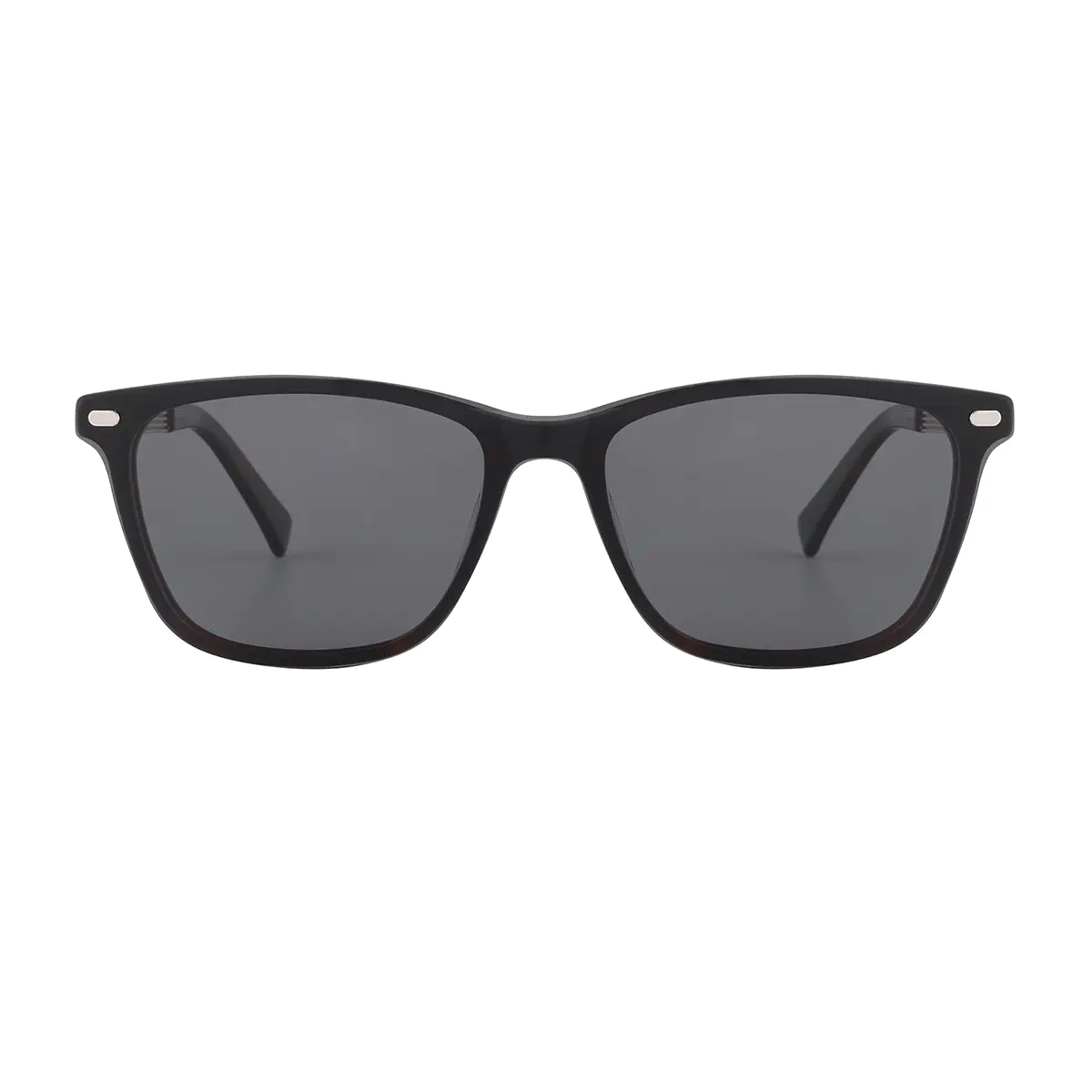Square Dark Tortoiseshell Eyeglasses