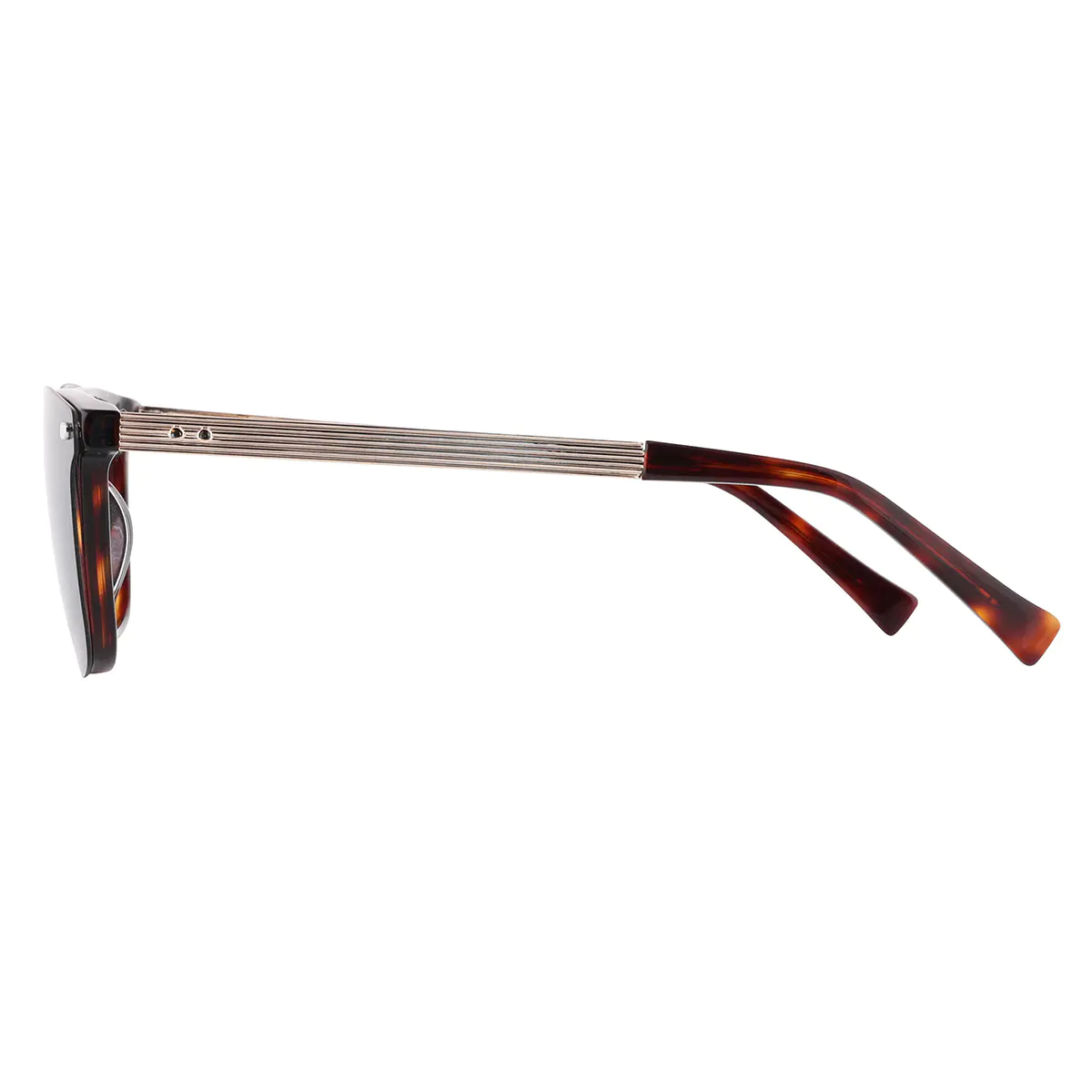 Square Dark Tortoiseshell Eyeglasses