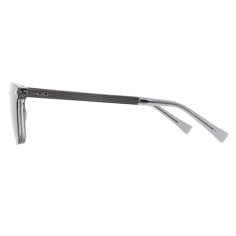 Square Grey Eyeglasses