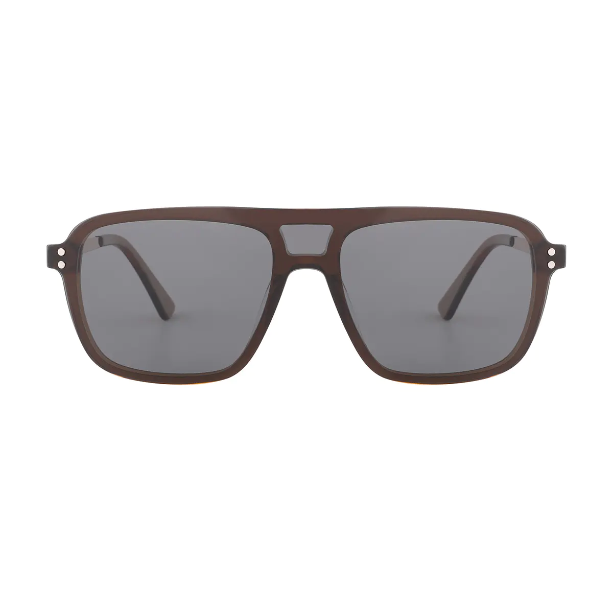 Square Brown Eyeglasses