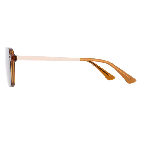 Square Brown Eyeglasses
