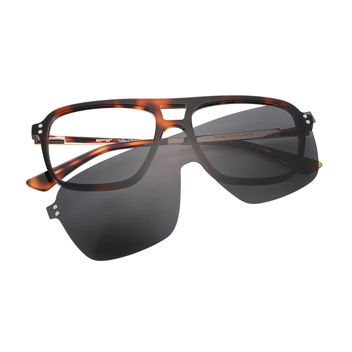 Square Tortoiseshell Eyeglasses