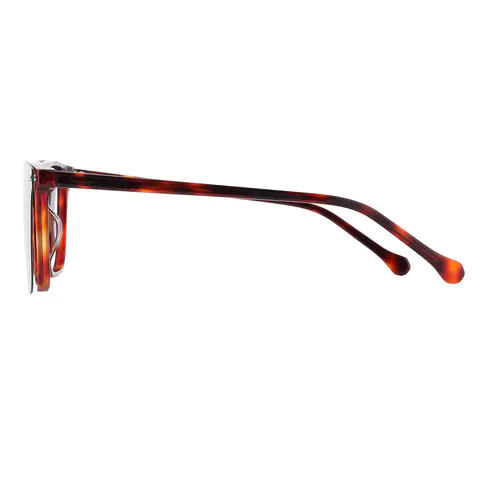 Cat-eye Reddish Tortoiseshell Eyeglasses