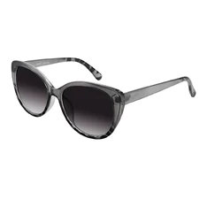 Square Transparent Gray Sunglasses