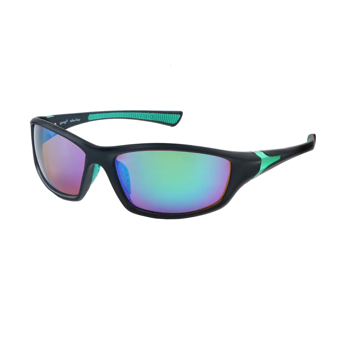 Rectangle Black/Blue Sunglasses