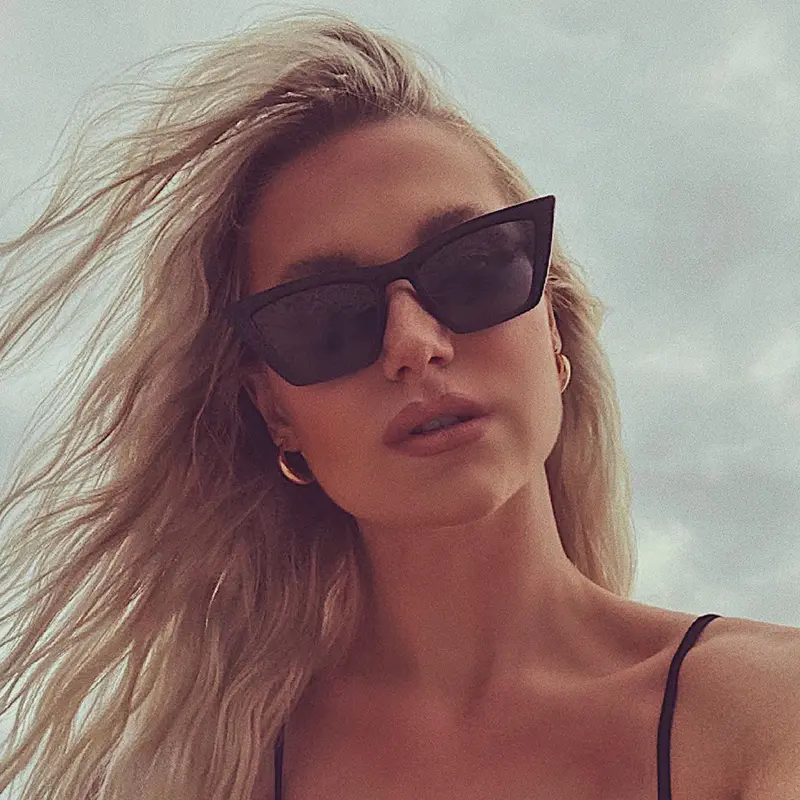 Rectangle Black Sunglasses