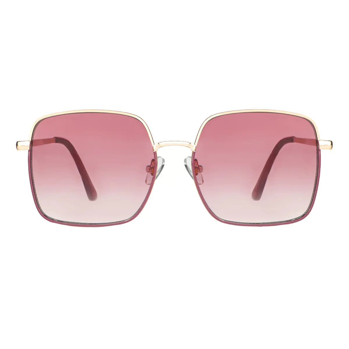 Geometric Gold Sunglasses