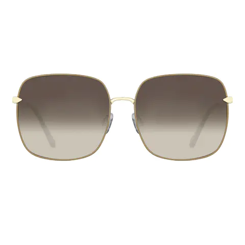 Geometric Gold Sunglasses