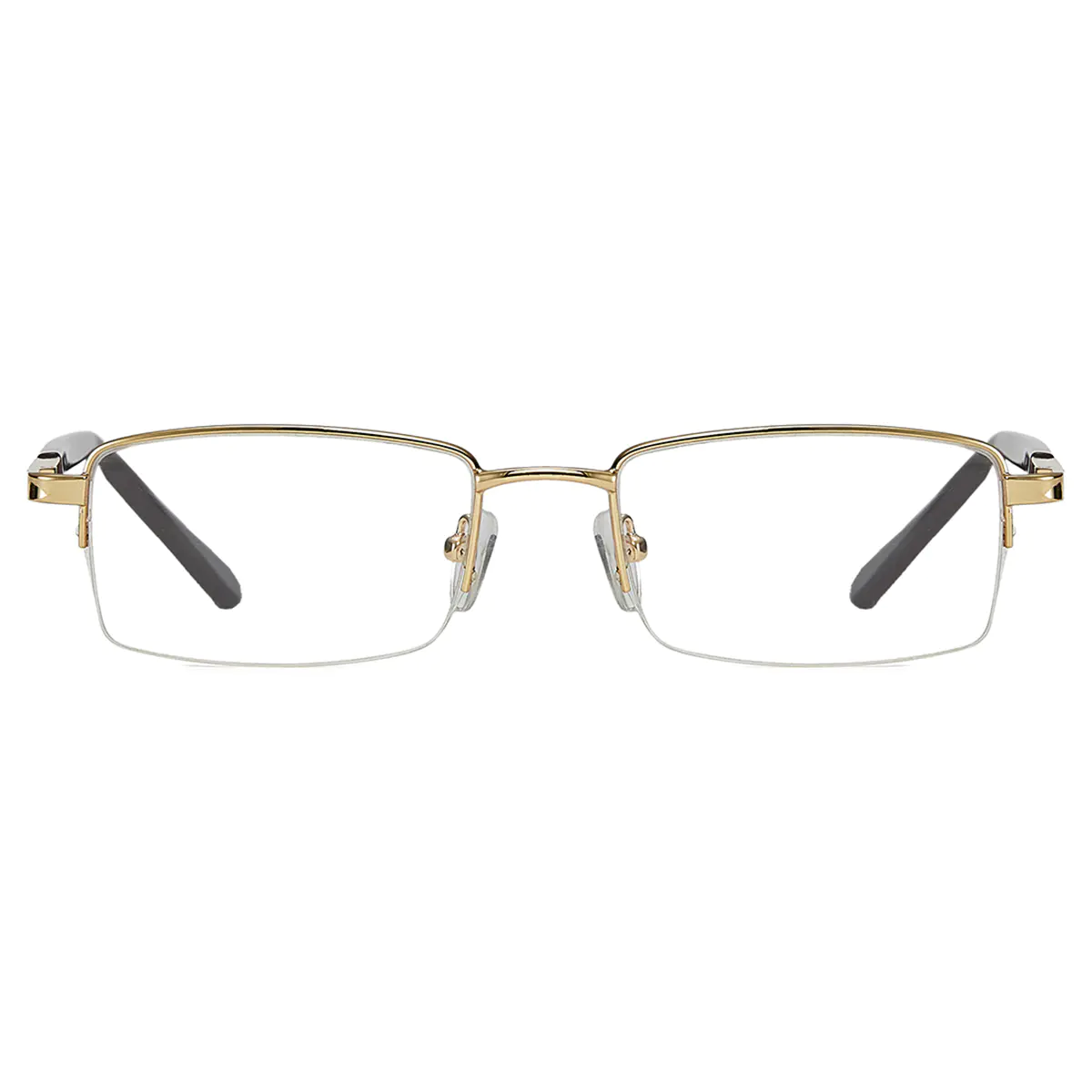 Rectangle Gold Eyeglasses