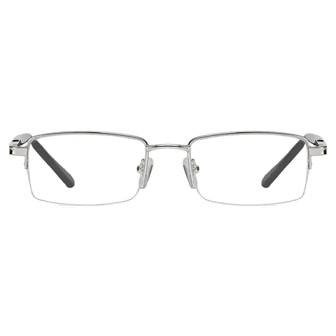 Rectangle Silver Eyeglasses