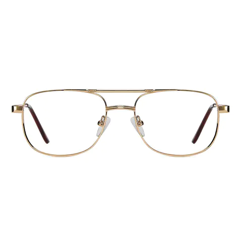 Aviator Gold Eyeglasses