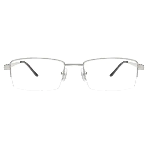 Rectangle Silver Eyeglasses
