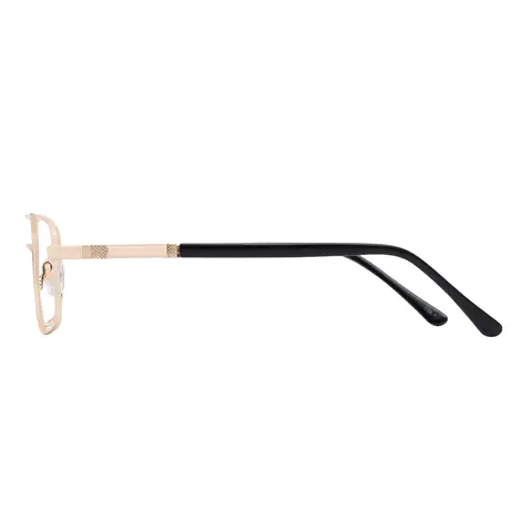 Aviator Gold Eyeglasses