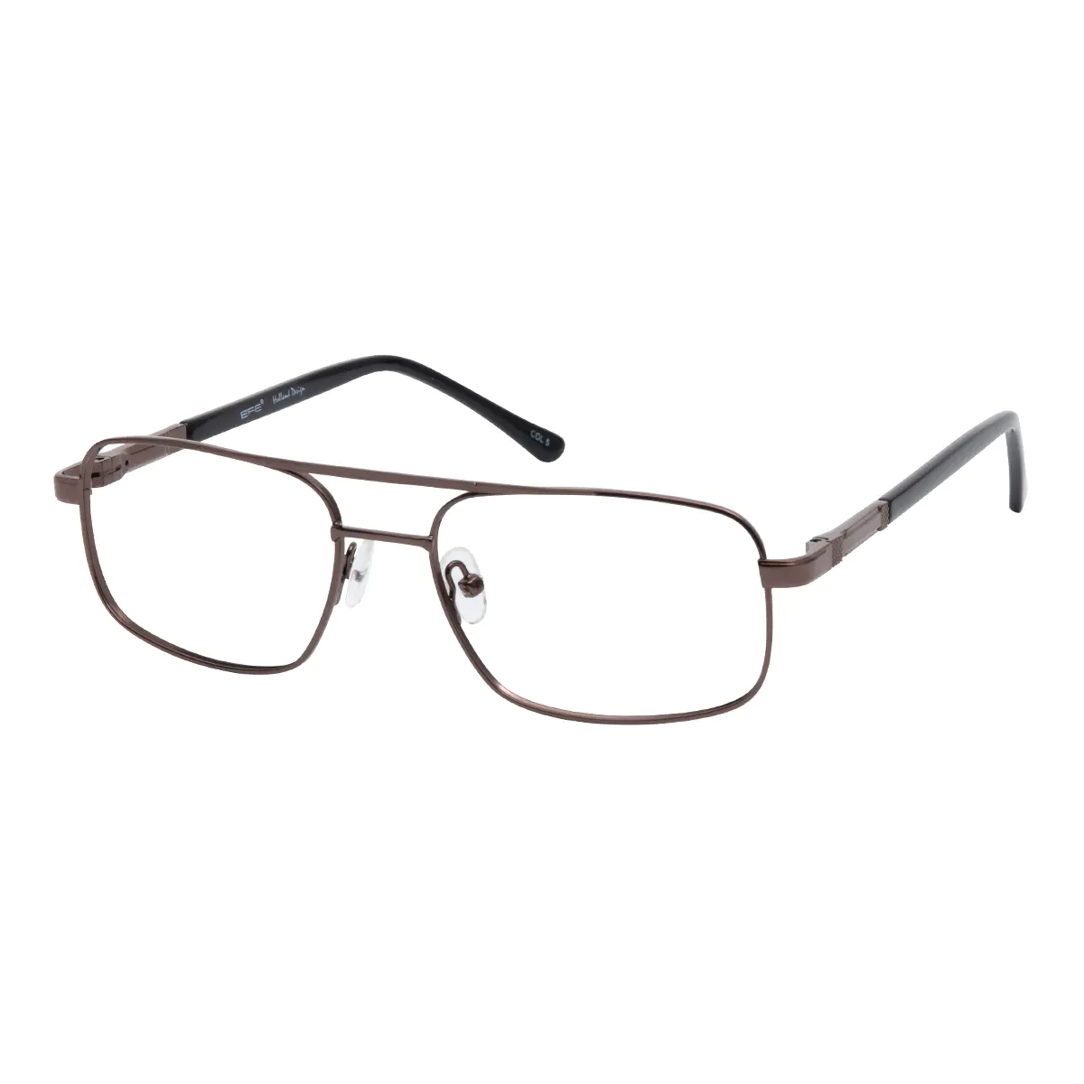 Aviator Brown Eyeglasses