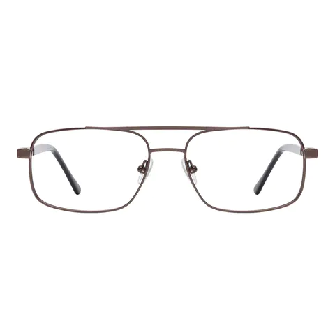 Aviator Brown Eyeglasses