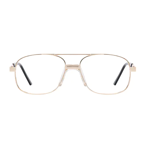 Aviator Gold Eyeglasses