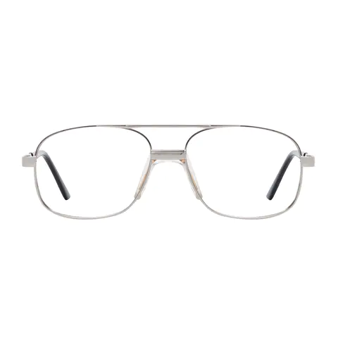Aviator Silver Eyeglasses