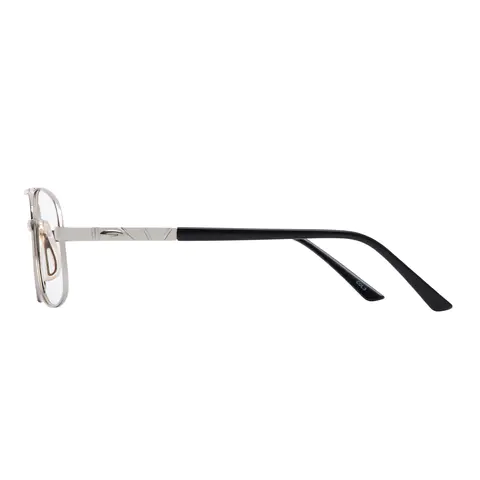 Aviator Silver Eyeglasses