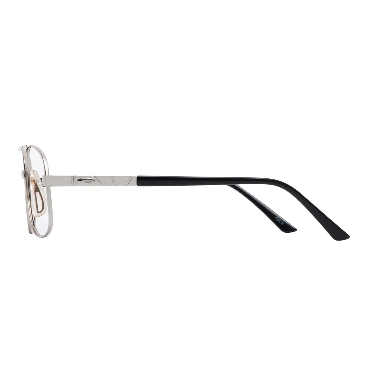 Aviator Silver Eyeglasses