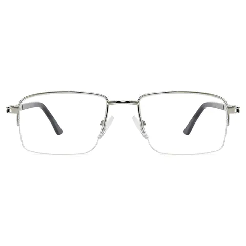 Rectangle Silver Eyeglasses