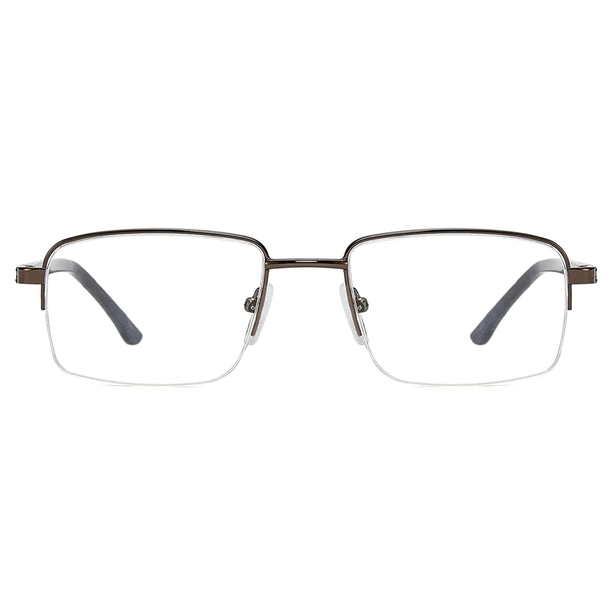 Rectangle Brown Eyeglasses