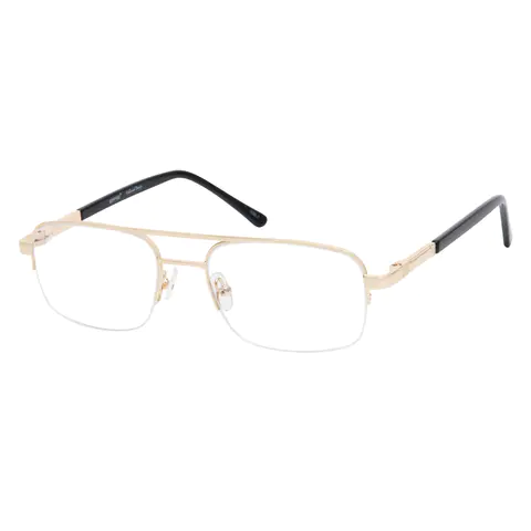 Aviator Gold Eyeglasses