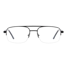 Aviator Black Eyeglasses