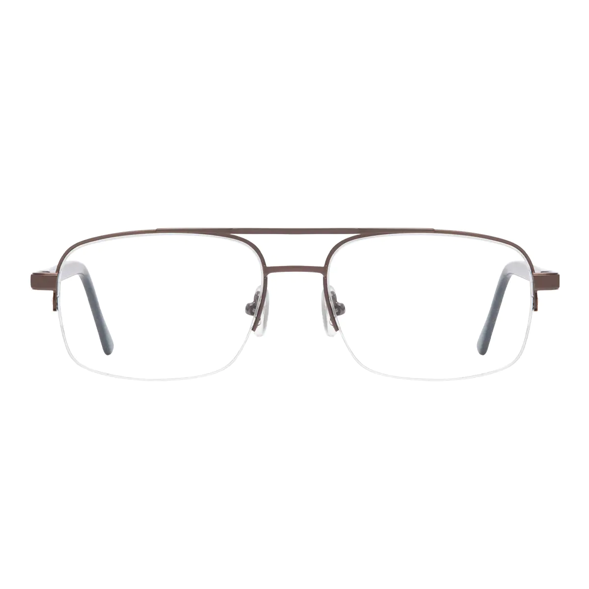 Aviator Brown Eyeglasses