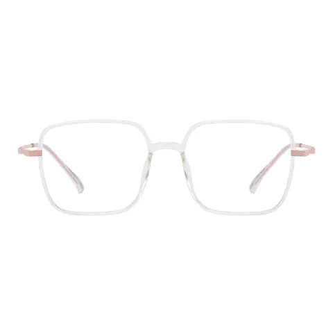 Square Clear Eyeglasses