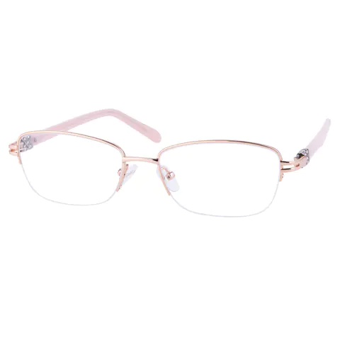 Oval Rose Gold Eyeglasses