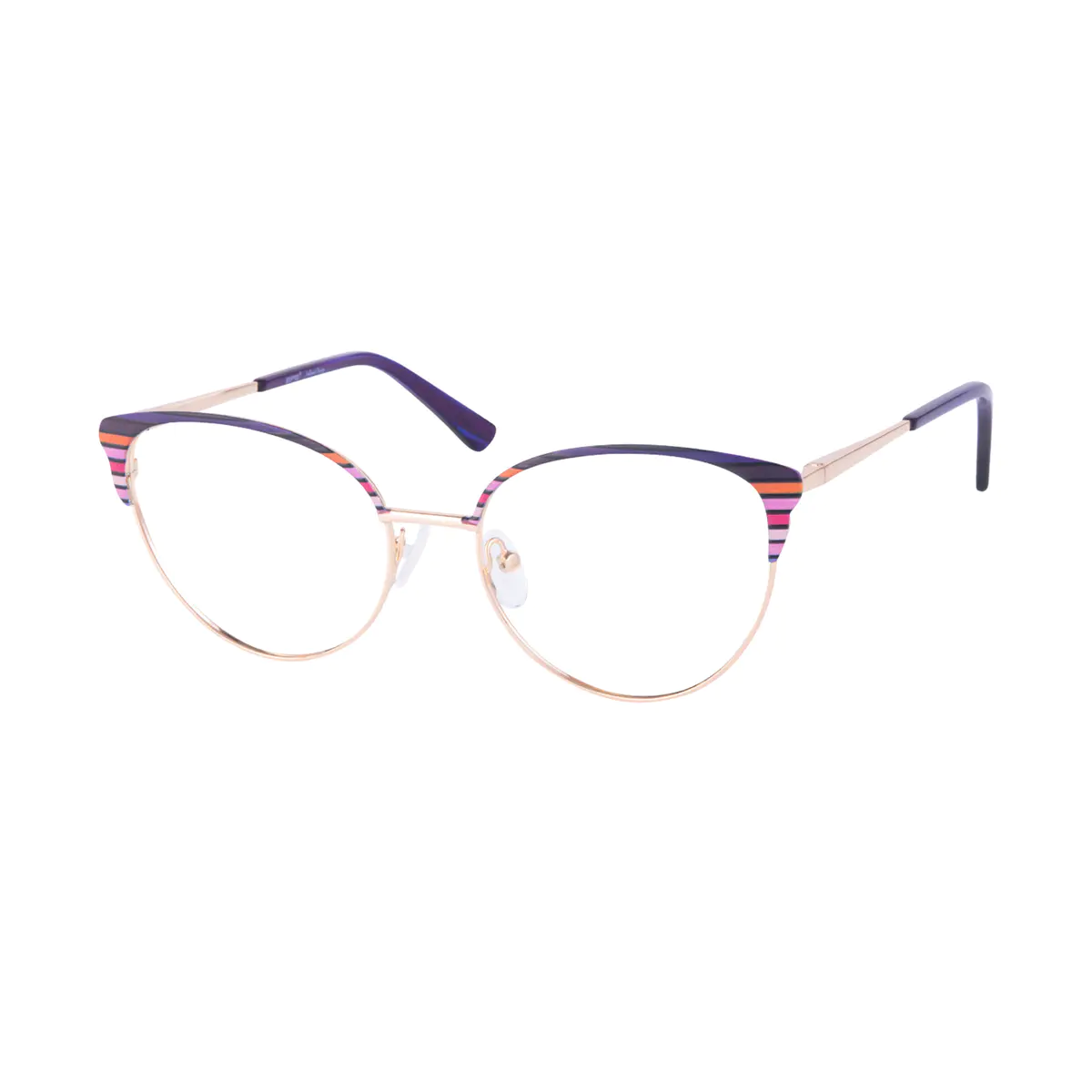 Browline Purple Eyeglasses