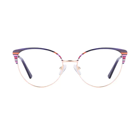 Browline Purple Eyeglasses