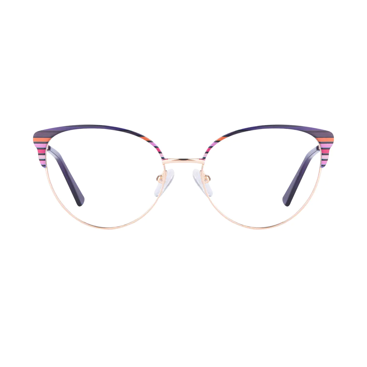 Browline Purple Eyeglasses