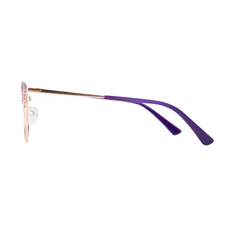 Browline Purple Eyeglasses