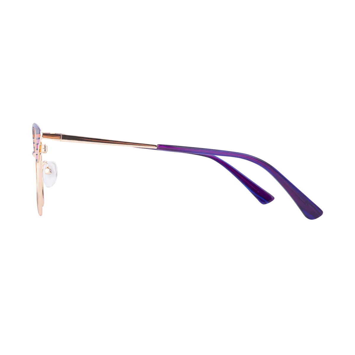 Browline Purple Eyeglasses