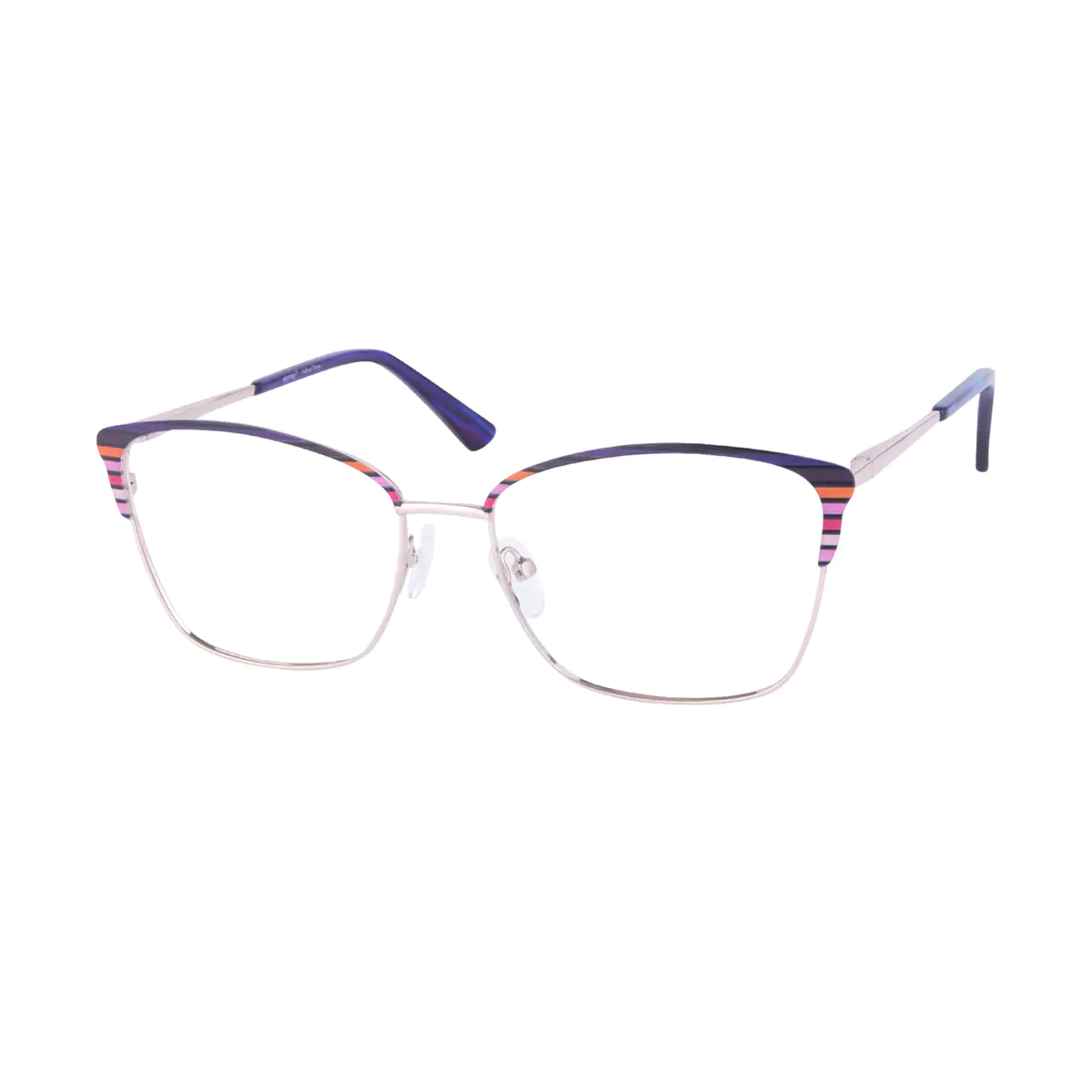 Browline Purple Eyeglasses