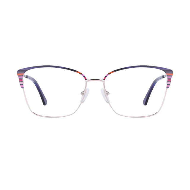 Cat-eye Purple Eyeglasses