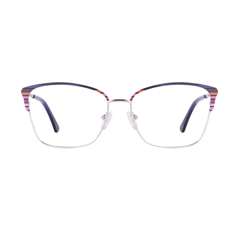 Browline Purple Eyeglasses