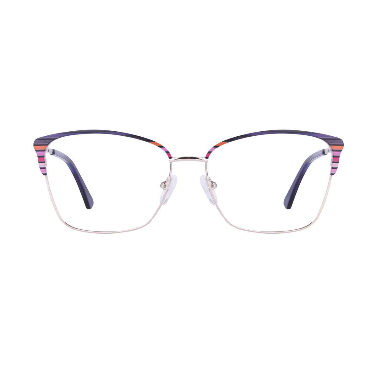 Browline Purple Eyeglasses