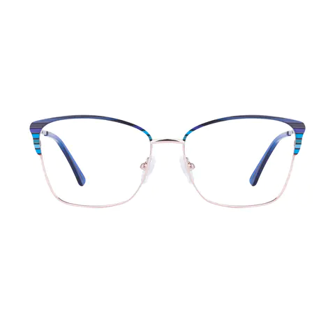 Browline Blue Eyeglasses
