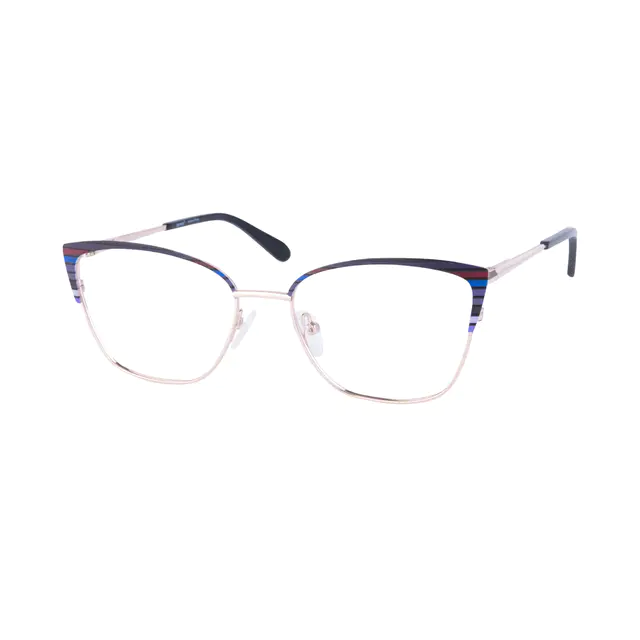 Cat-eye Blue Eyeglasses