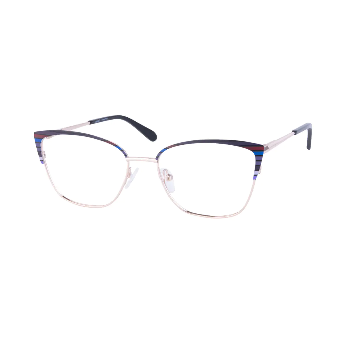 Browline Blue Eyeglasses