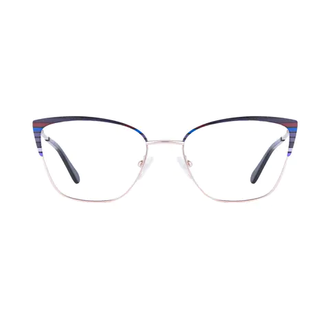 Browline Blue Eyeglasses