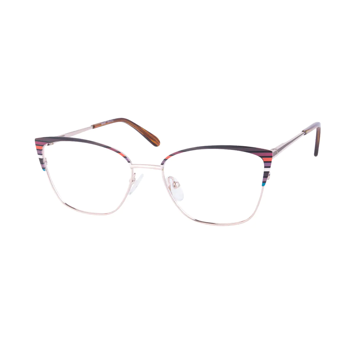 Browline Pink Eyeglasses