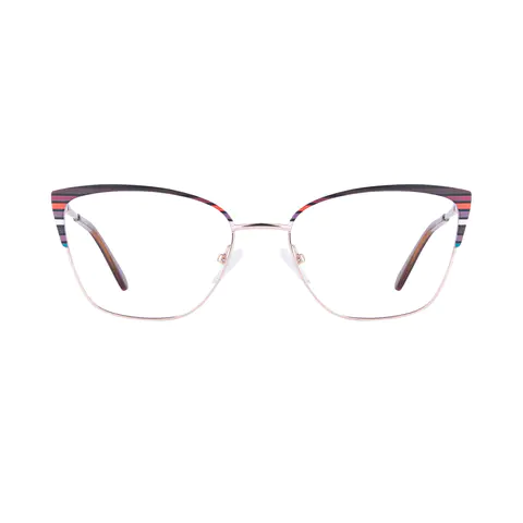 Browline Pink Eyeglasses