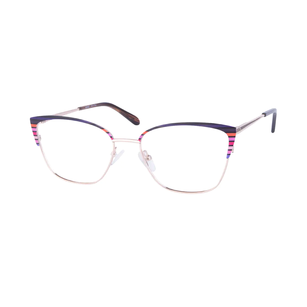 Browline Purple Eyeglasses