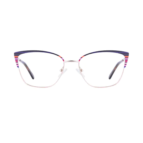 Browline Purple Eyeglasses