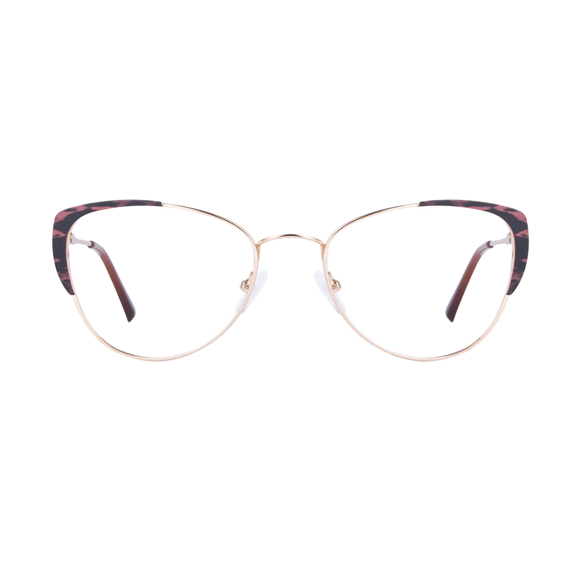 Cat-eye Brown Eyeglasses